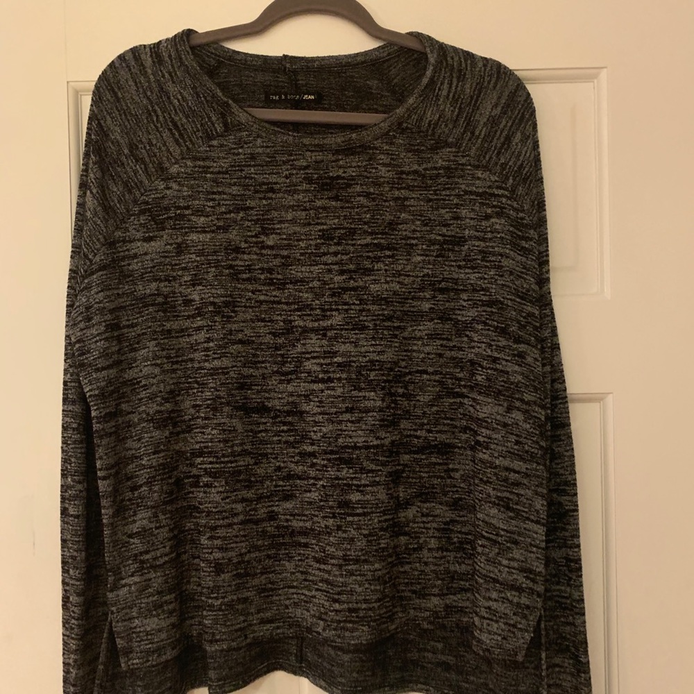 Rag & Bone Knit Long Sleeve Top